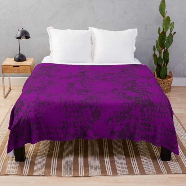 Item preview, Modern Distressed Python Print Pattern | Bright Purple designed and sold by Frohyou.