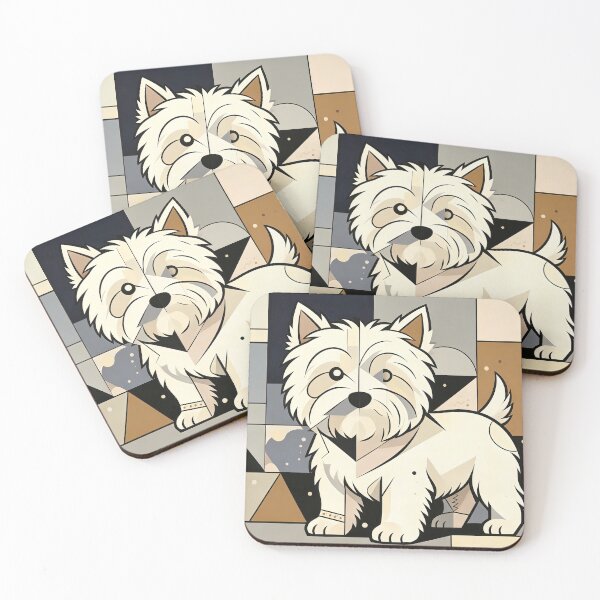 Item preview, cubist animal artwork designed and sold by forget45studio.