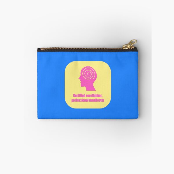 Item preview, Certified Overthinker Professional Manifester Funny Quote designed and sold by jianina-alondra.