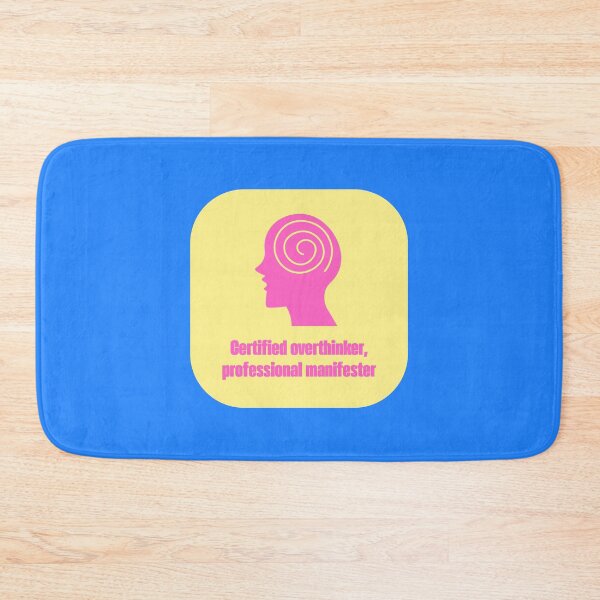 Item preview, Certified Overthinker Professional Manifester Funny Quote designed and sold by jianina-alondra.