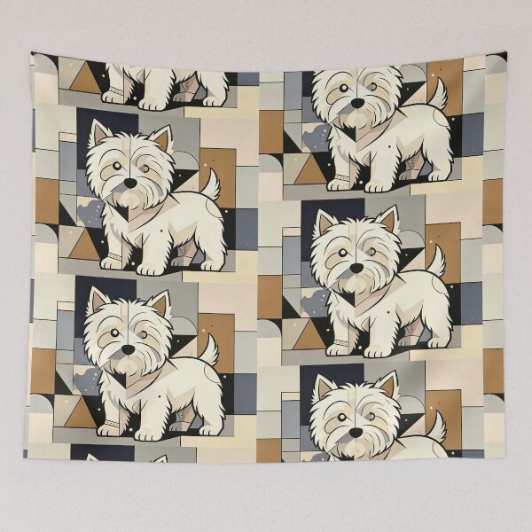 Item preview, cubist animal artwork designed and sold by forget45studio.