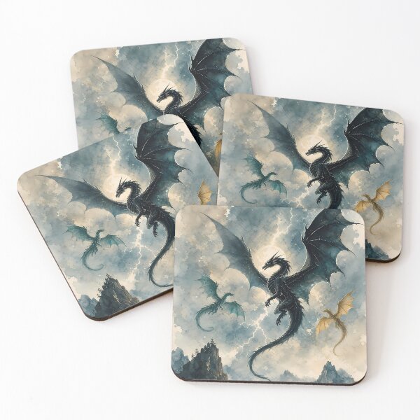 Item preview, Flying Dragons Fantasy designed and sold by Rising Drake.