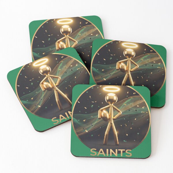 Item preview, Saints Gold Mascot Trophy Champions Premium Graphic designed and sold by ButtonUpArt.