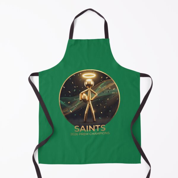 Item preview, Saints Gold Mascot Trophy Champions Premium Graphic designed and sold by ButtonUpArt.