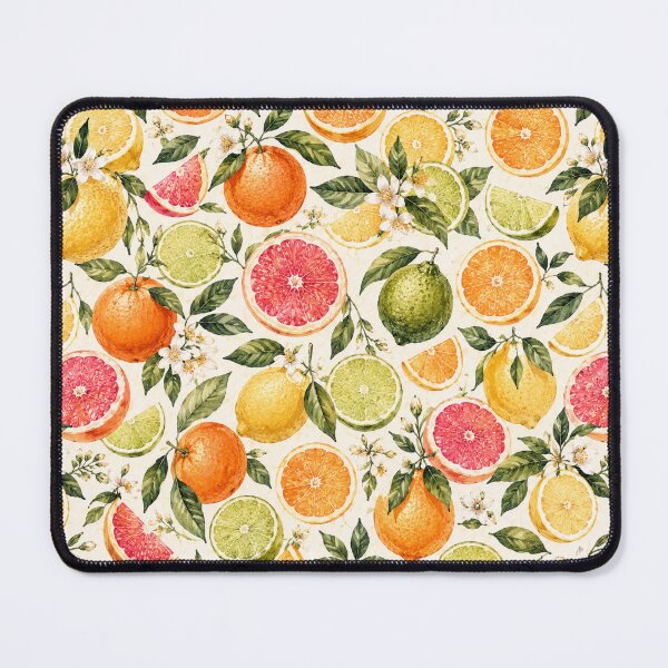 Item preview, Citrus Fruit Pattern – Oranges Lemons Limes & Grapefruit designed and sold by BROHLine Studio.