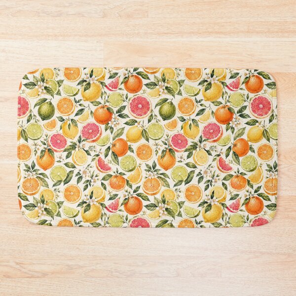 Item preview, Citrus Fruit Pattern – Oranges Lemons Limes & Grapefruit designed and sold by BROHLine Studio.