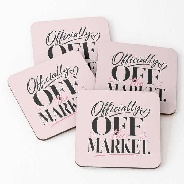 Item preview, Officially Off the Market – Funny Engaged Bride & Wedding Design designed and sold by TheStephanieRome.