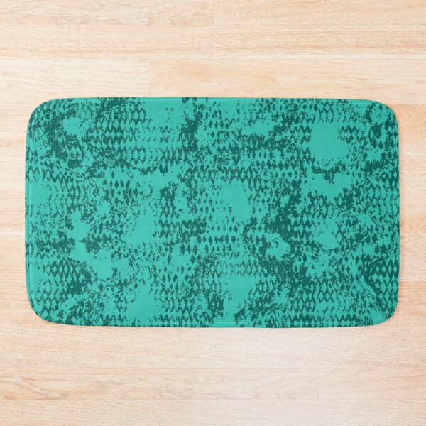 Item preview, Modern Distressed Python Print Pattern | Bright Teal designed and sold by Frohyou.