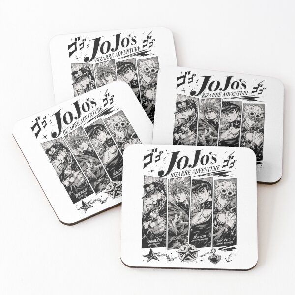 Item preview, Bizarre Adventure Japanese Typography Anime Artwork designed and sold by CosmicFna.