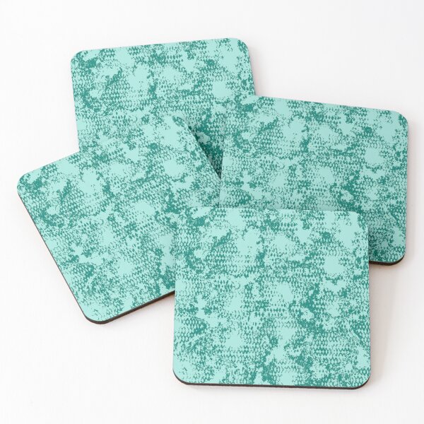 Item preview, Modern Distressed Python Print Pattern | Light Teal designed and sold by Frohyou.