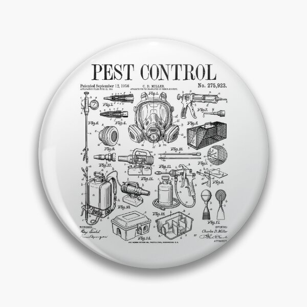 Item preview, Pest Control Technician Exterminator Tools Vintage Patent designed and sold by GrandeDuc.