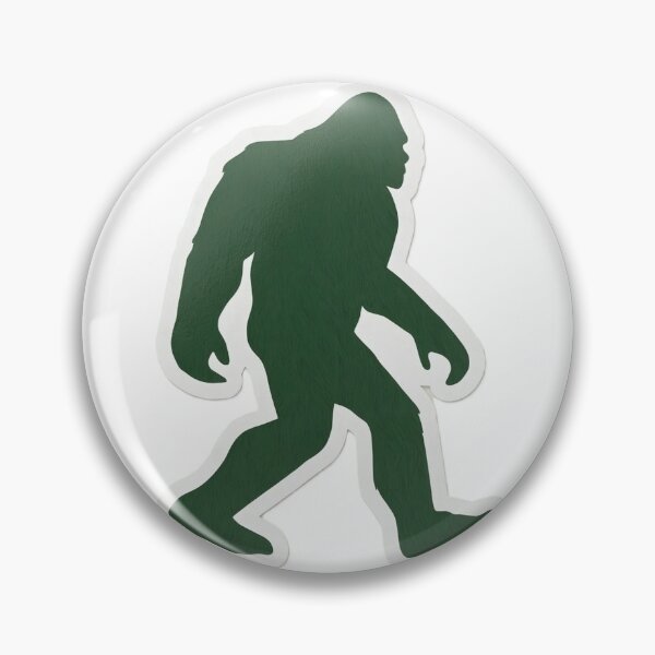 Item preview, Green Bigfoot Silhouette Sasquatch Minimalist Forest Cutout designed and sold by Mido-artister.