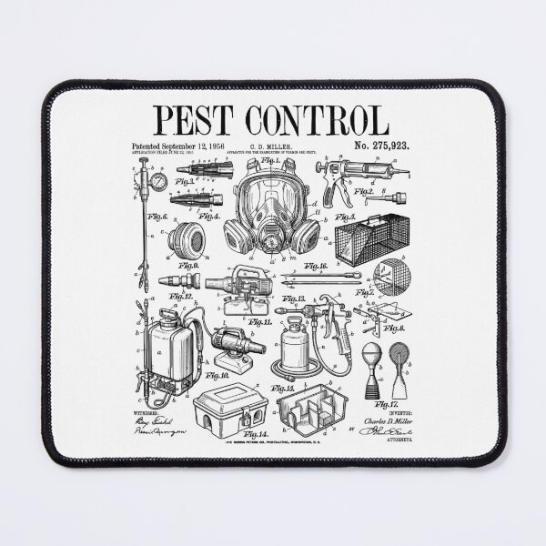 Item preview, Pest Control Technician Exterminator Tools Vintage Patent designed and sold by GrandeDuc.