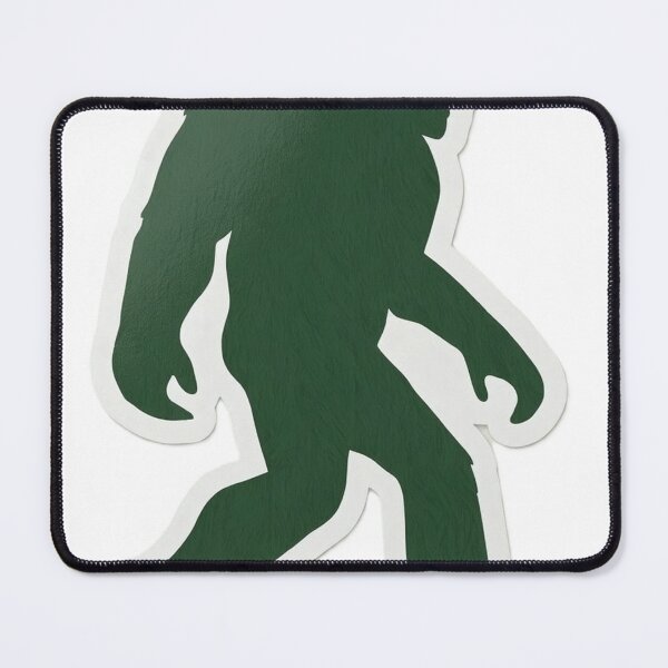 Item preview, Green Bigfoot Silhouette Sasquatch Minimalist Forest Cutout designed and sold by Mido-artister.