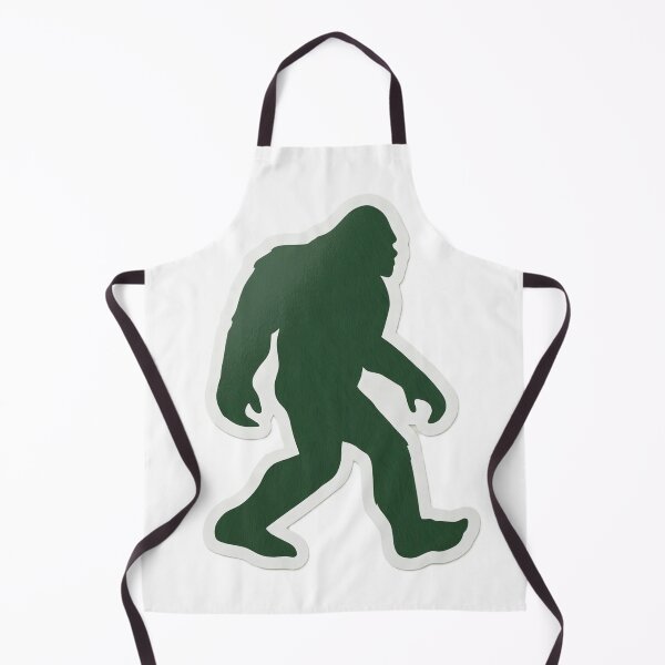 Item preview, Green Bigfoot Silhouette Sasquatch Minimalist Forest Cutout designed and sold by Mido-artister.