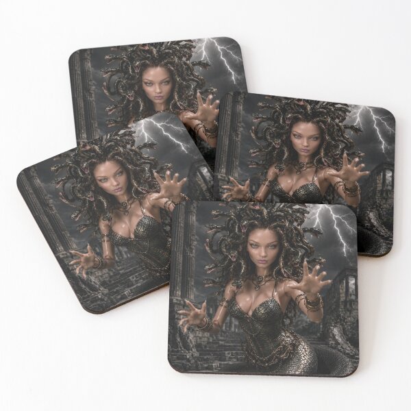 Item preview, Medusa Snake Queen Gothic Fantasy designed and sold by Moxie-Cat-Universe.