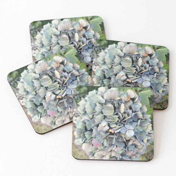 Item preview, Pastel blue hydrangea in the garden designed and sold by PhuongVoArt.