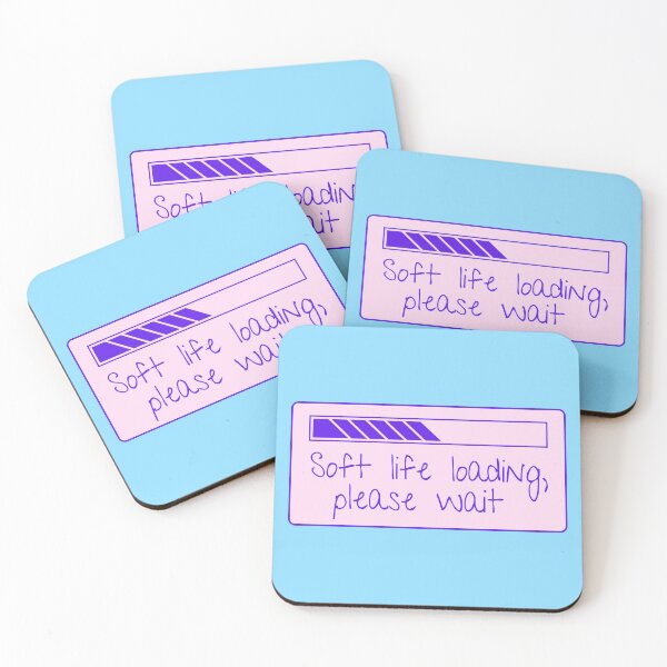 Item preview, Soft Life Loading Please Wait Quote designed and sold by jianina-alondra.