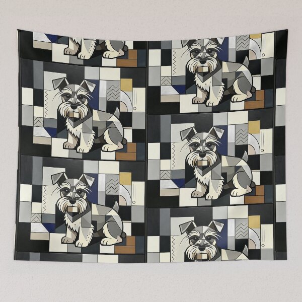 Item preview, cubist animal artwork designed and sold by forget45studio.