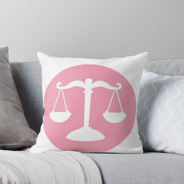 Item preview, Pink Justice Icon Sticker | Minimalist Law Student Aesthetic | Cute Courtroom Symbol designed and sold by JusticeForSale.