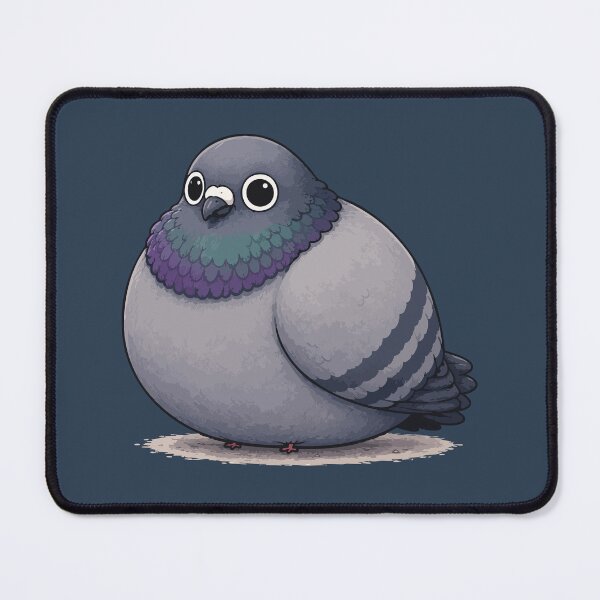 Item preview, Cute Round Pigeon Sticker – Big-Eyed Chubby Bird designed and sold by SimplePoDesign.