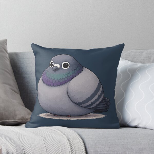 Item preview, Cute Round Pigeon Sticker – Big-Eyed Chubby Bird designed and sold by SimplePoDesign.