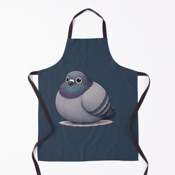 Item preview, Cute Round Pigeon Sticker – Big-Eyed Chubby Bird designed and sold by SimplePoDesign.