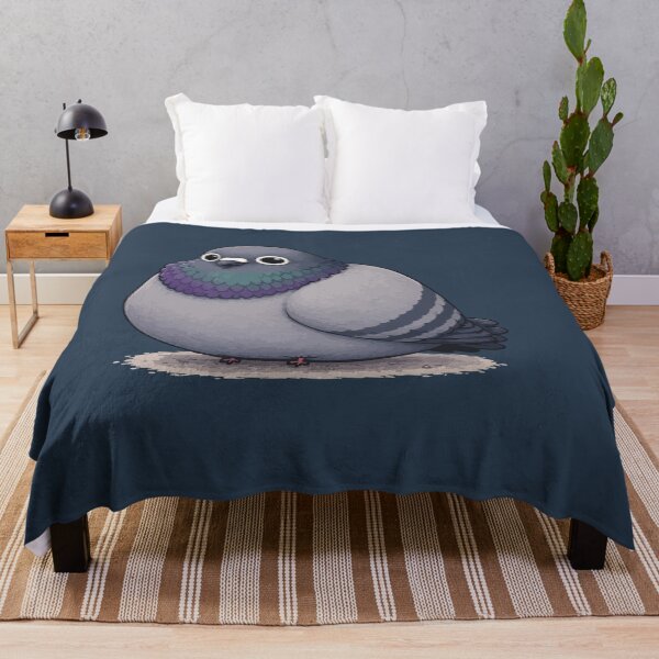 Item preview, Cute Round Pigeon Sticker – Big-Eyed Chubby Bird designed and sold by SimplePoDesign.