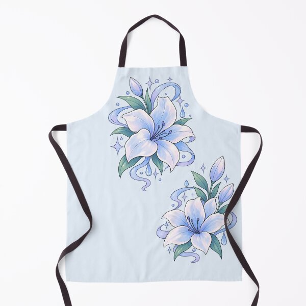 Item preview, Blue Lily Floral Design – Pastel Botanical Flower designed and sold by LoreliNLi.