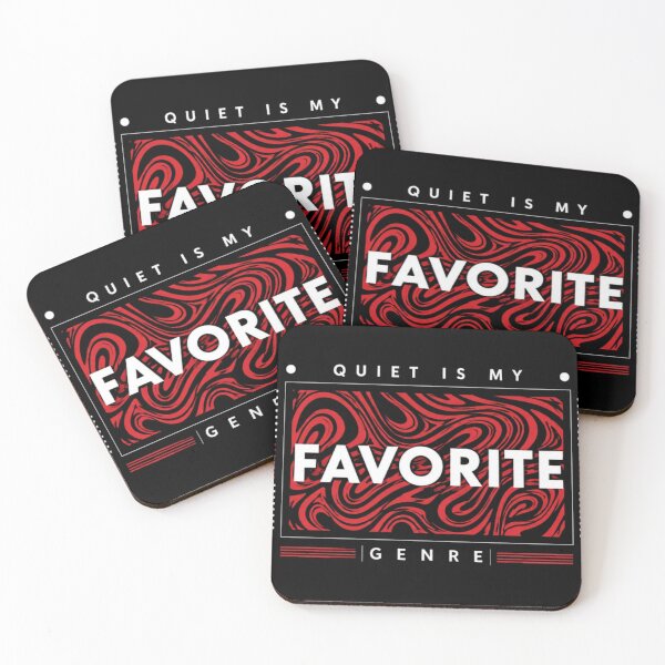 Item preview, Quiet Is My Favorite Genre designed and sold by StockAnime.