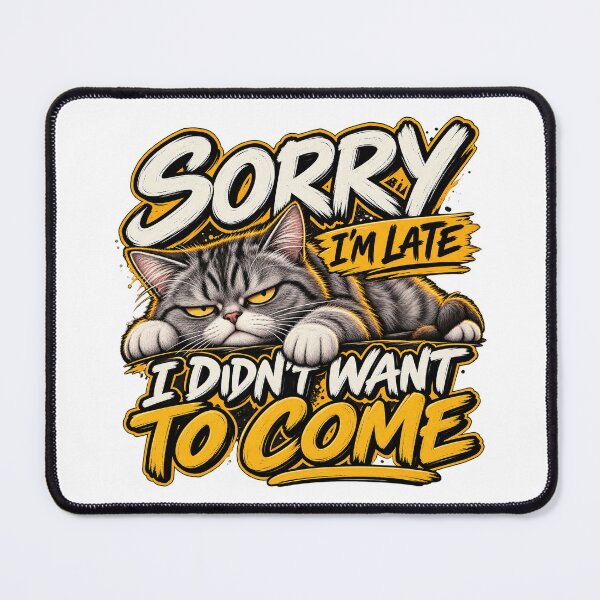 Item preview, Sorry I'm Late I Didn't Want To Come designed and sold by FZ Designs.