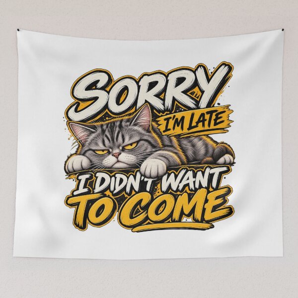 Item preview, Sorry I'm Late I Didn't Want To Come designed and sold by FZ Designs.
