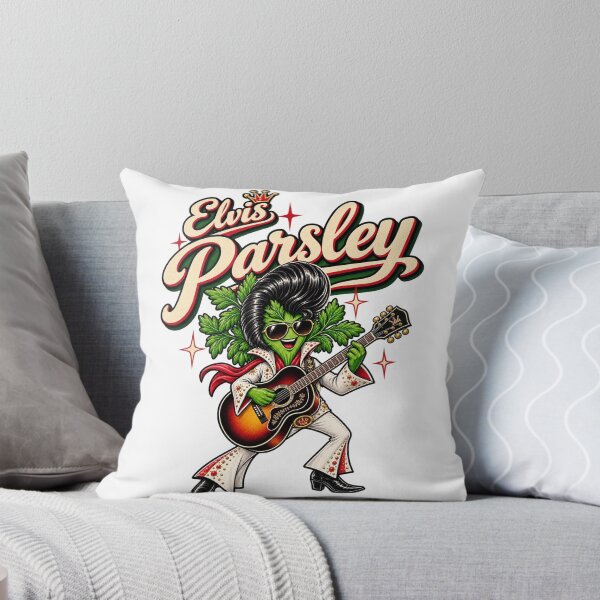 Artikelvorschau, Elvis Parsley Rockabilly Parodie Elvis Presley entworfen und verkauft von Aimz Does Stuff.