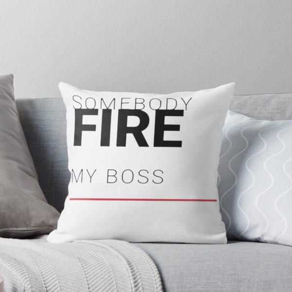 Item preview, Somebody Fire My Boss Funny Sarcastic Retro T-Shirt designed and sold by Bekado.