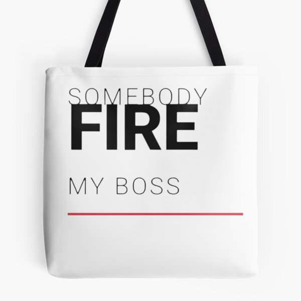 Item preview, Somebody Fire My Boss Funny Sarcastic Retro T-Shirt designed and sold by Bekado.