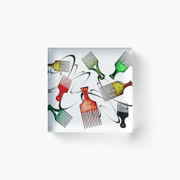 Item preview, Afro Comb - White designed and sold by Yamy Morrell Art and Design.