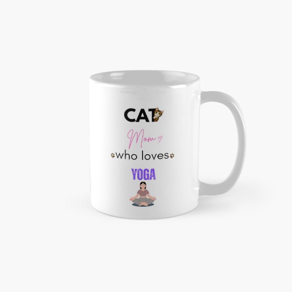 Item preview, Cat Mom Who Loves Yoga designed and sold by PawFitt.