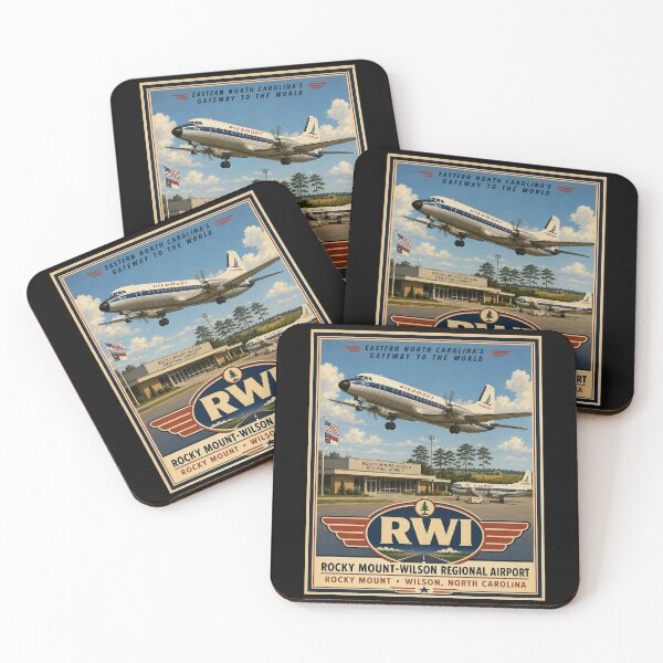 Item preview, Rocky Mount–Wilson Regional Airport RWI – Vintage Piedmont Airlines designed and sold by RetroAviation.
