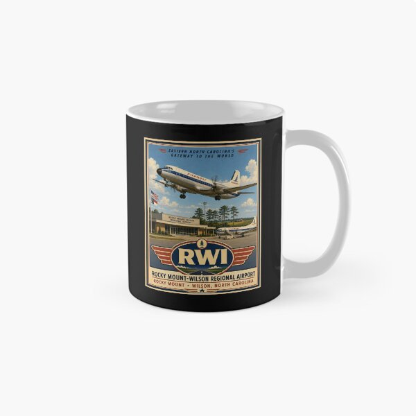Item preview, Rocky Mount–Wilson Regional Airport RWI – Vintage Piedmont Airlines designed and sold by RetroAviation.
