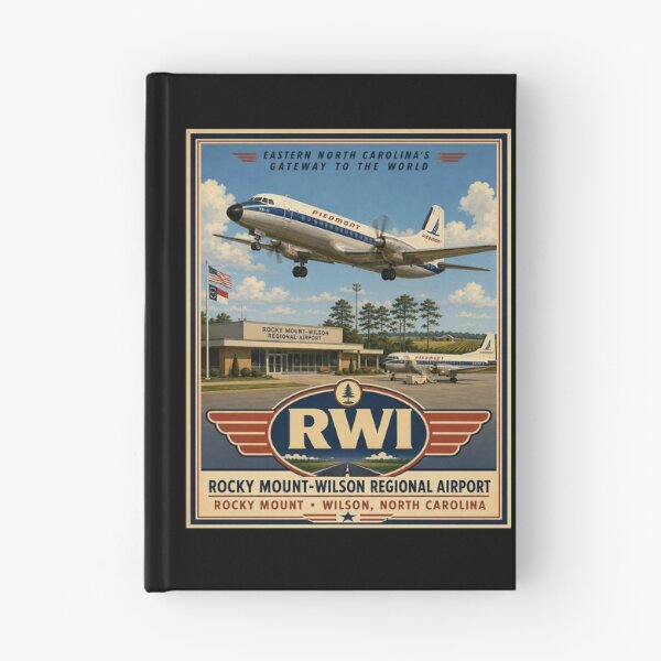 Item preview, Rocky Mount–Wilson Regional Airport RWI – Vintage Piedmont Airlines designed and sold by RetroAviation.