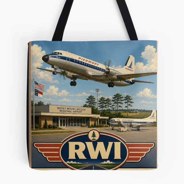 Item preview, Rocky Mount–Wilson Regional Airport RWI – Vintage Piedmont Airlines designed and sold by RetroAviation.