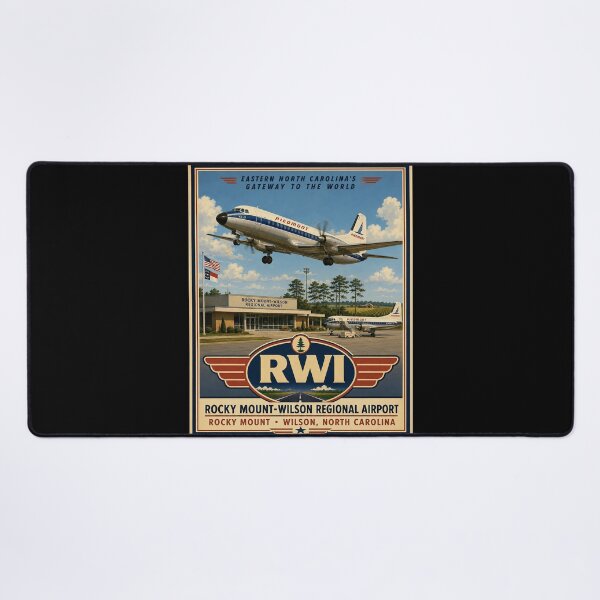 Item preview, Rocky Mount–Wilson Regional Airport RWI – Vintage Piedmont Airlines designed and sold by RetroAviation.