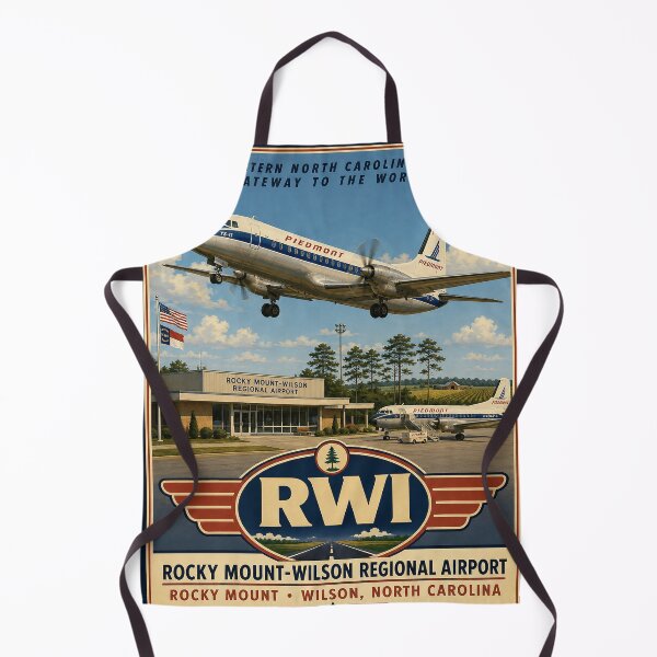 Item preview, Rocky Mount–Wilson Regional Airport RWI – Vintage Piedmont Airlines designed and sold by RetroAviation.