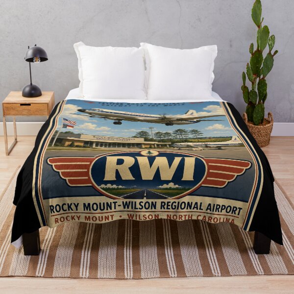 Item preview, Rocky Mount–Wilson Regional Airport RWI – Vintage Piedmont Airlines designed and sold by RetroAviation.