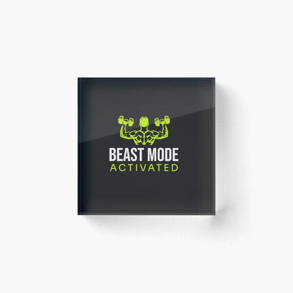Item preview, Beast Mode Activated Gym Tshirt designed and sold by CreativeFrndz.