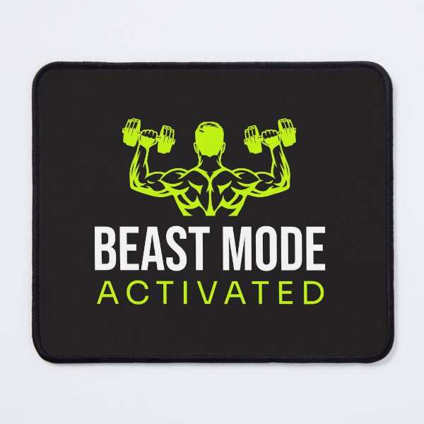Item preview, Beast Mode Activated Gym Tshirt designed and sold by CreativeFrndz.