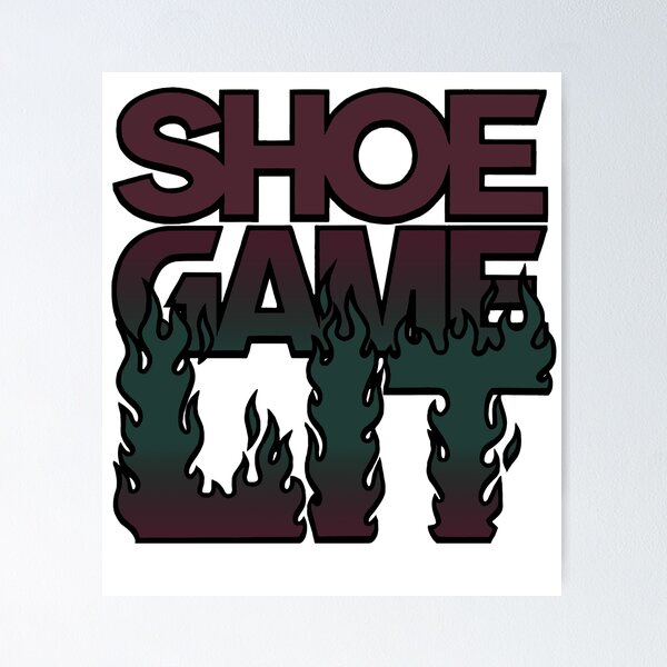 Item preview, Black Green Burgundy Shoe Game Retro Sneaker Culture Graphic T-Shirt designed and sold by tenggaracalvin.
