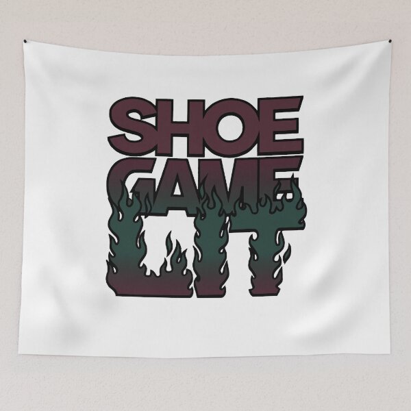 Item preview, Black Green Burgundy Shoe Game Retro Sneaker Culture Graphic T-Shirt designed and sold by tenggaracalvin.