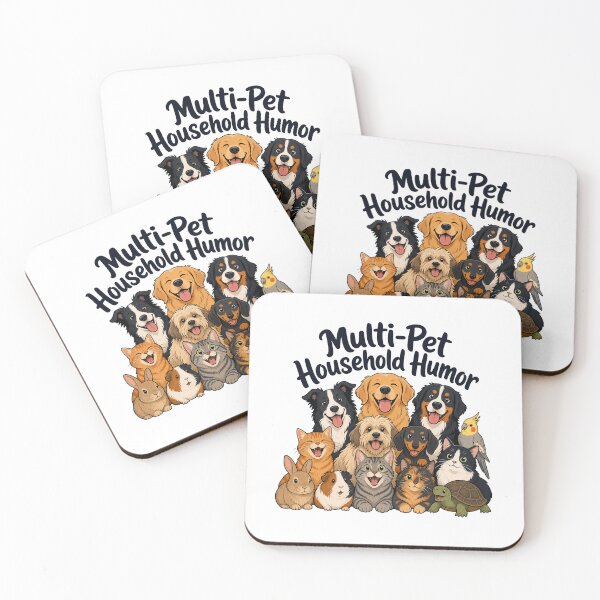 Item preview, Multi-Pet Household Humor designed and sold by musthavewords.