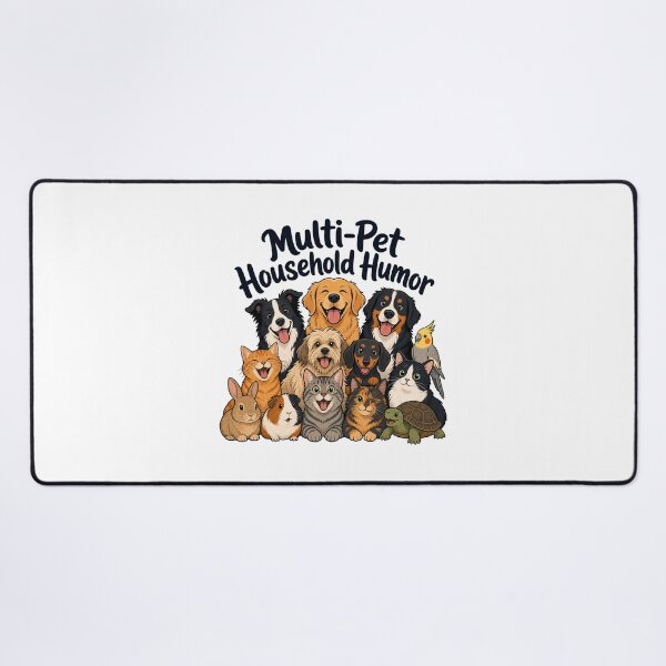 Item preview, Multi-Pet Household Humor designed and sold by musthavewords.